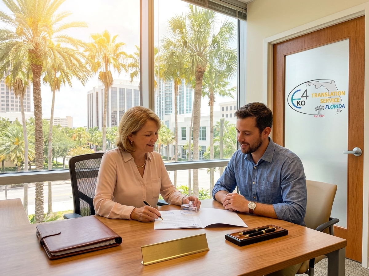 Certified document translation in Orlando, FL